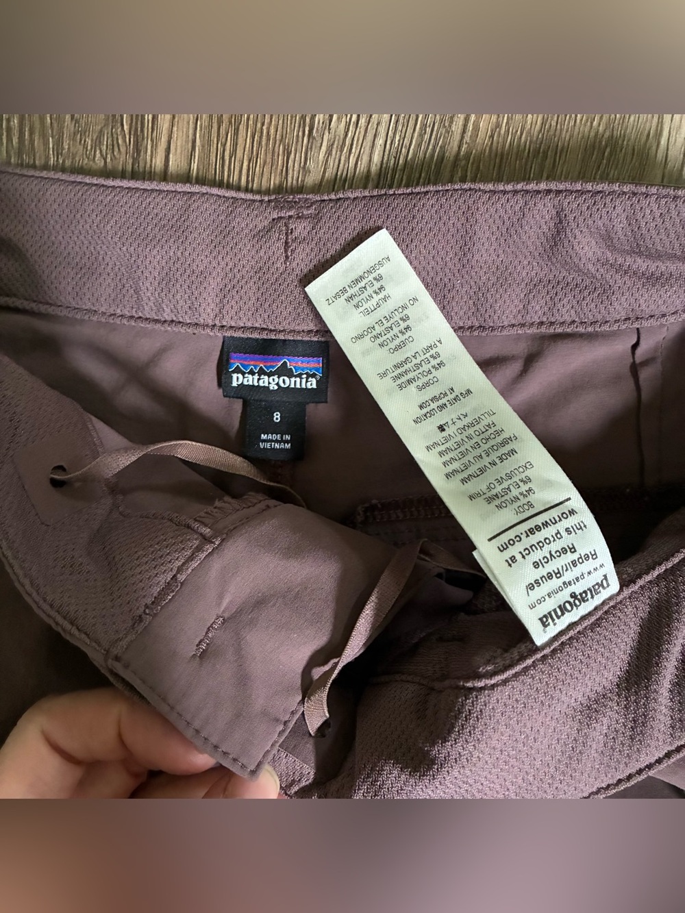Patagonia 5" Quandary Short in Dusky Brown - Picture 7 of 9